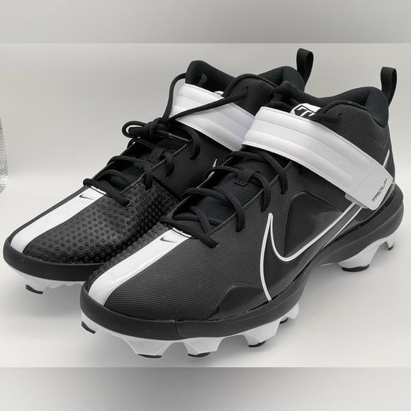 Nike Force Trout 7 Pro MCS Baseball Cleats Black Men's Size 15 CT0828-005 NEW - Picture 2 of 9